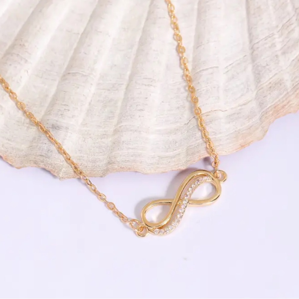 Boutique 9 Gold Infinity Necklace